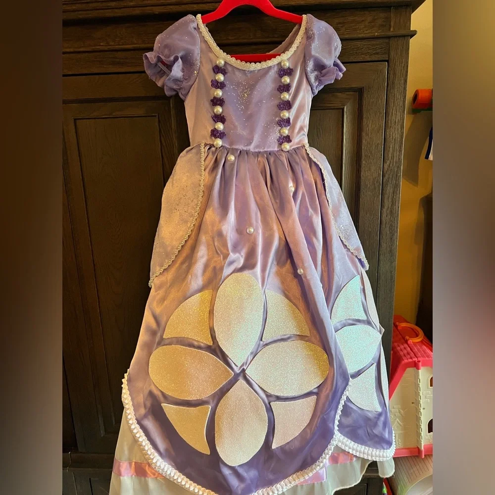 CUSTOM MADE 💜 Disney Princess Sofia costume & accessories - Picture 1 of 6